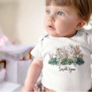 Jungle Babies Safari African Baby Animals Bodysuit