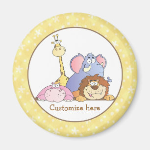 Jungle Baby Design Magnet