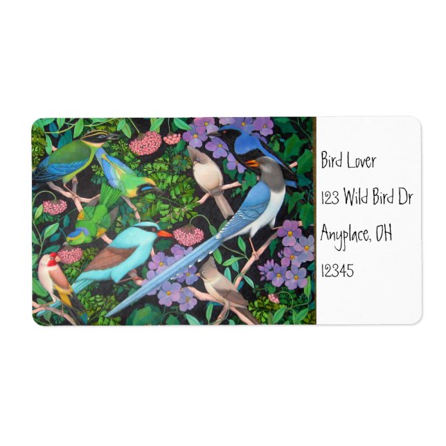 Jungle Birds of Asia Label (Front)