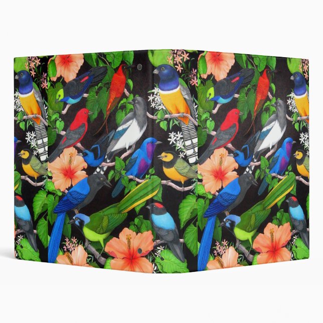 Jungle Birds of Mexico Binder (Background)