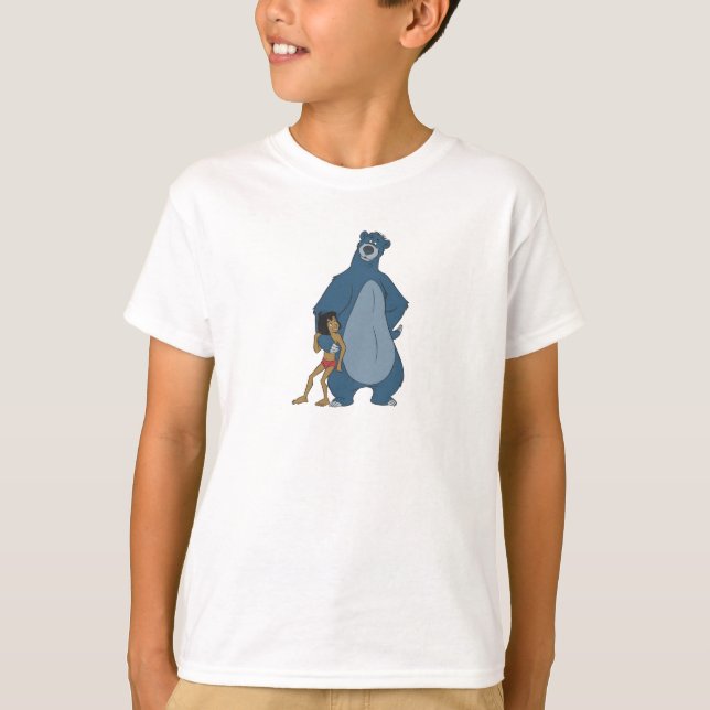 Jungle Book Baloo and Mowgli standing Disney T-Shirt (Front)