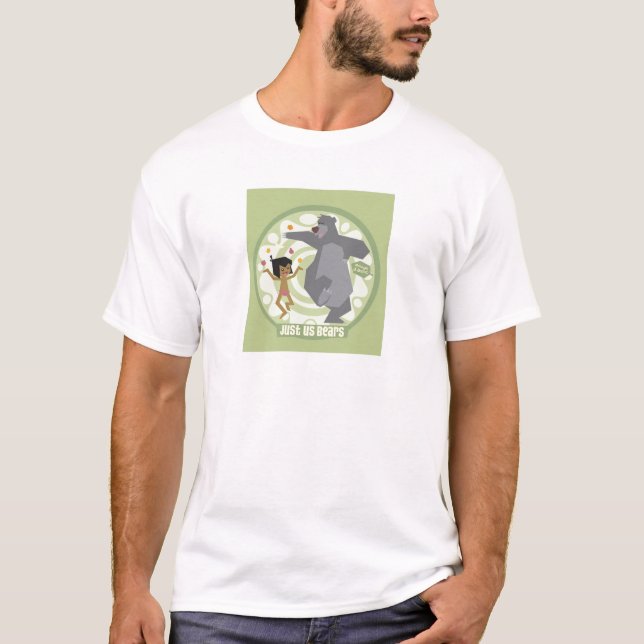 Jungle Book Mowgli & Baloo "Just Us Bears" Disney T-Shirt (Front)