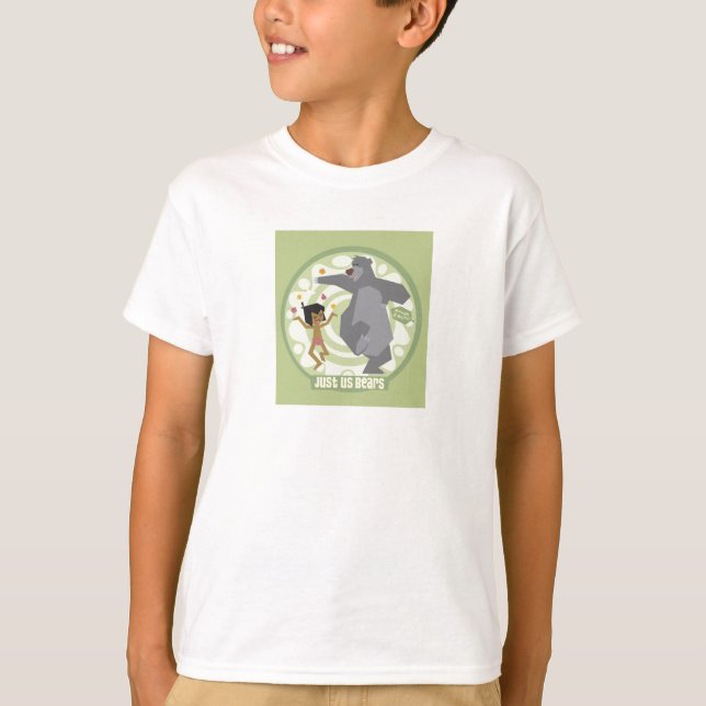 Jungle Book Mowgli & Baloo "Just Us Bears" Disney T-Shirt (Front)