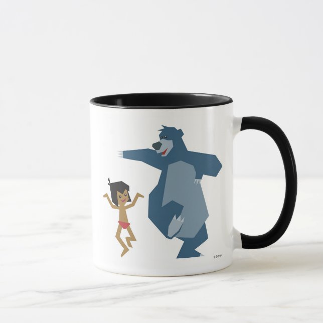 Jungle Book's Mowgli and Baloo Disney Mug (Right)