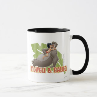 Jungle Book's Mowgli and Baloo Hugging Disney Mug