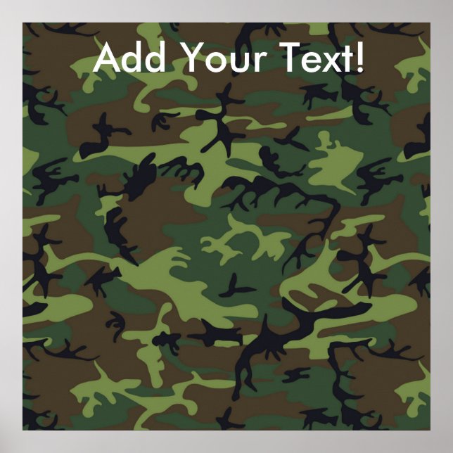 Jungle Camo Poster (Front)