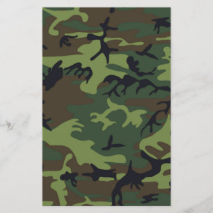 Jungle Camo Stationery