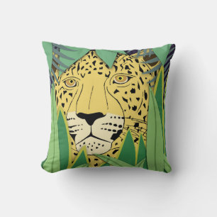 Jungle Cat #4 Throw Pillow