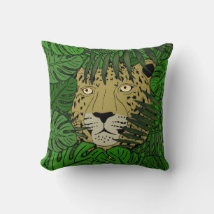 Jungle Cat No. 2 Throw Pillow