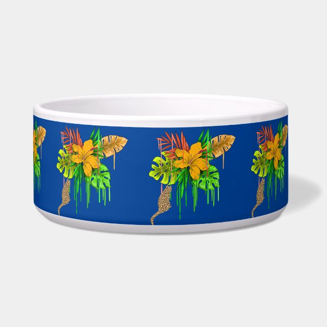 Jungle cat Pet Bowl (Front)