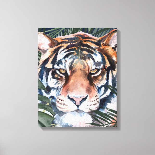 Jungle Cat - Tiger Canvas Print (Front)