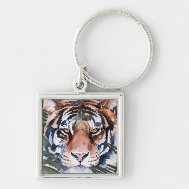 Jungle Cat - Tiger Keychain (Front)