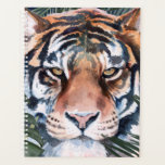 Jungle Cat - Tiger Planner<br><div class="desc">Jungle Cat I by Jennifer Paxton Parker. This art features a close-up of a stoic tiger in a soft art style. | 164728Z</div>