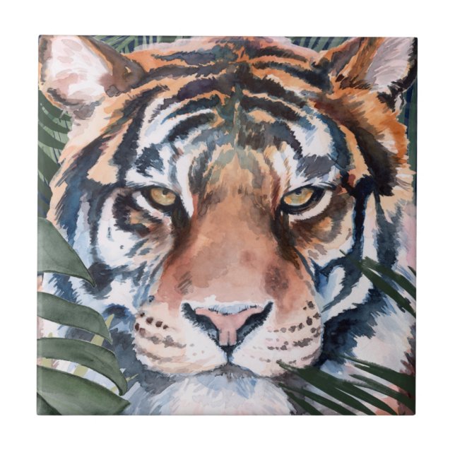 Jungle Cat - Tiger Tile (Front)