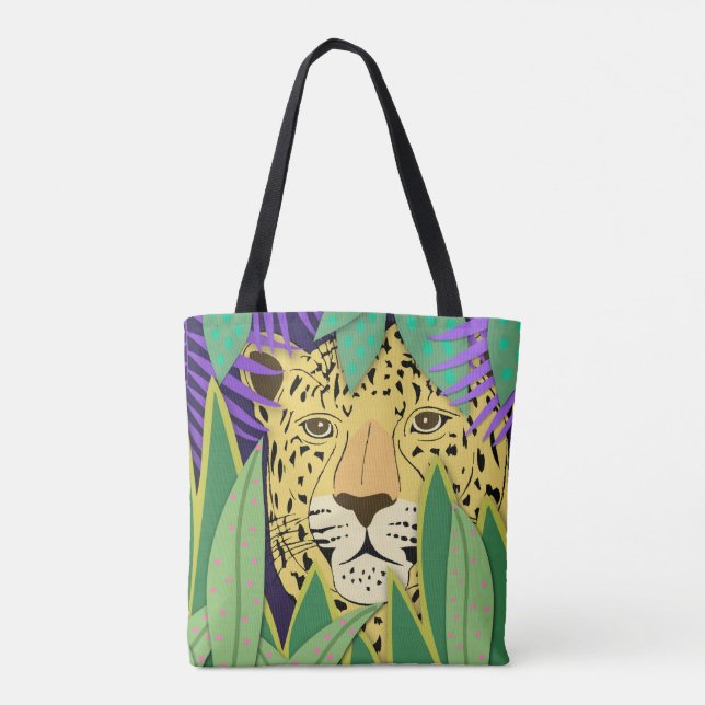 Jungle Cat Tote Bag (Back)