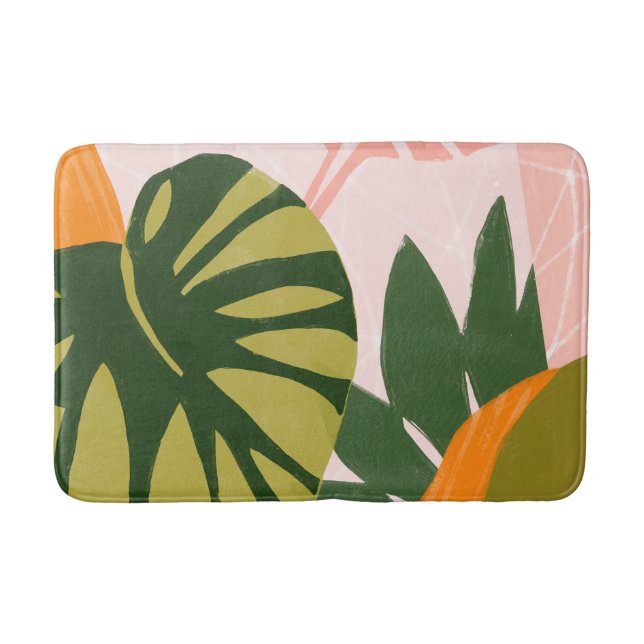 Jungle Collage I Bath Mat (Front)