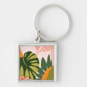 Jungle Collage I Keychain
