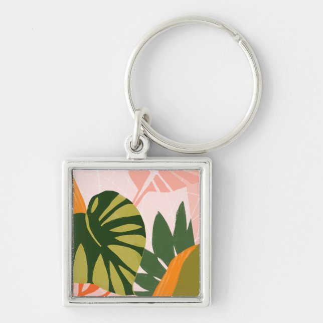 Jungle Collage I Keychain (Front)