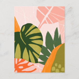 Jungle Collage I Postcard