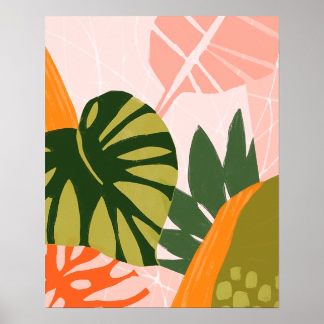 Jungle Collage I Poster (Front)