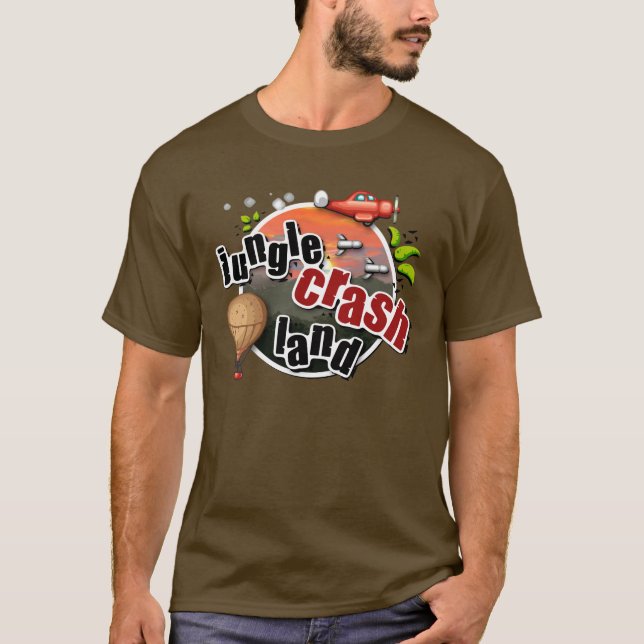 Jungle Crash Land T-shirt (Front)