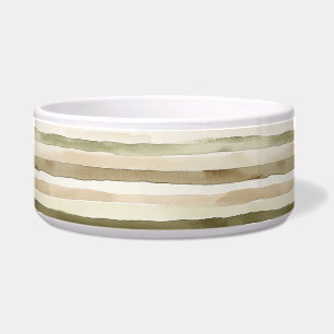 Jungle Cream Brown Stripes  