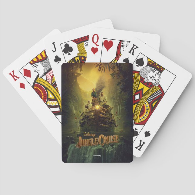 Jungle Cruise Movie Poster Playing Cards (Back)