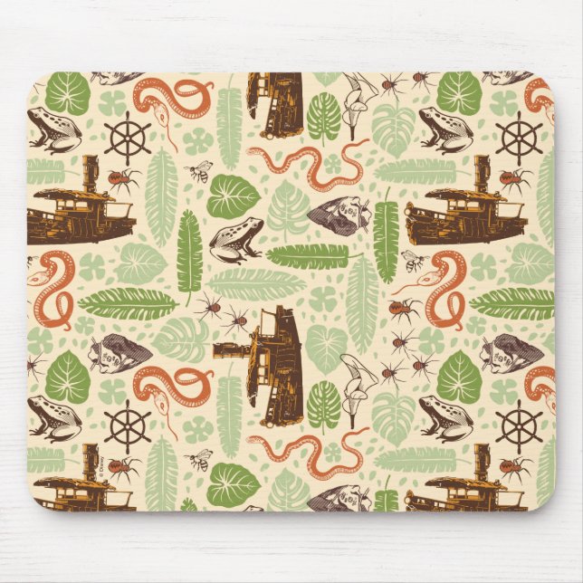 Jungle Cruise Pattern Mouse Pad (Front)