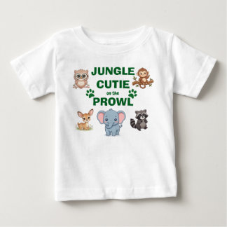 Jungle Cutie on the Prowl Birthday Gift Baby T-Shirt