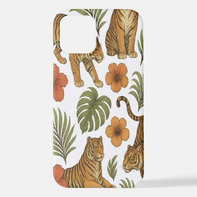 Jungle Elegance iPhone Case (Back)