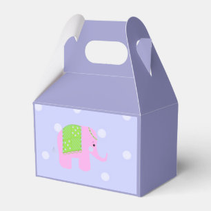 Jungle Elephant with Blanket Favor Box
