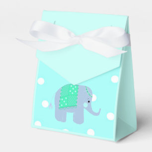 Jungle Elephant with Blanket Favor Box