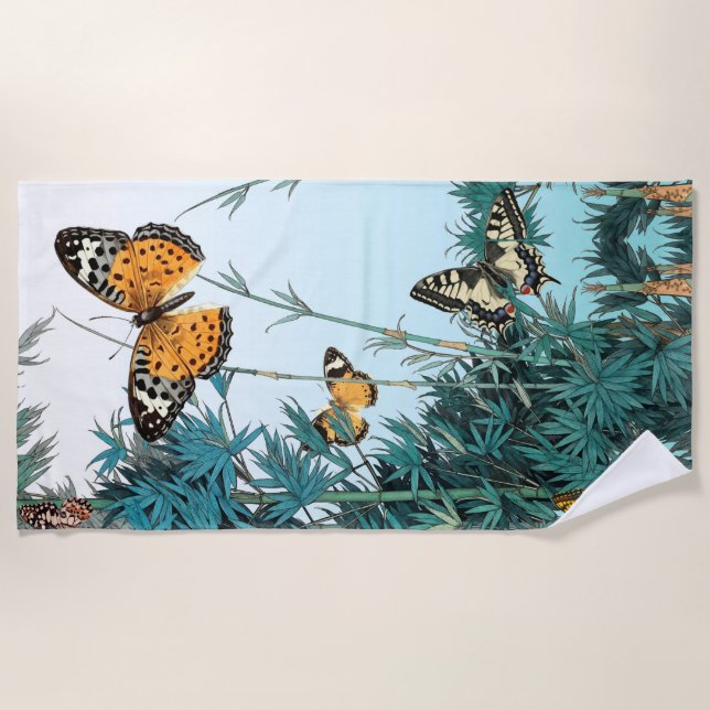 Jungle Entry Beach Towel (Front)