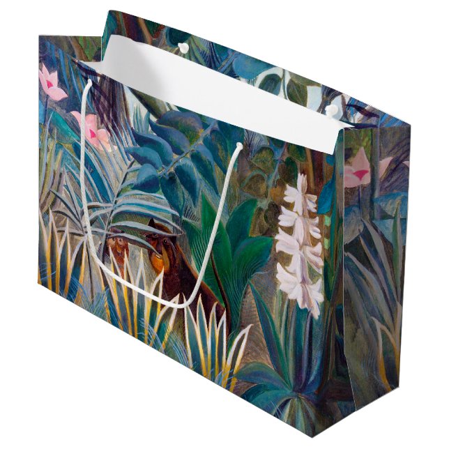 Jungle équatoriale, Rousseau Grand Sac Cadeau (Devant Angle)