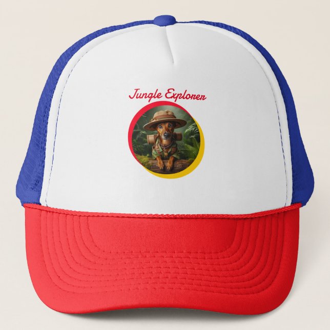 Jungle Explorer Trucker Hat (Front)