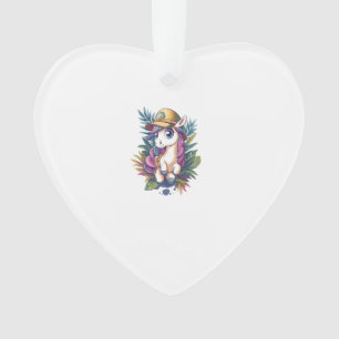 Jungle Explorer Unicorn (1) Ornament