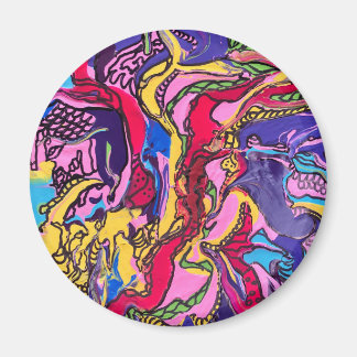 ‘Jungle Fever’ Design Round Magnets
