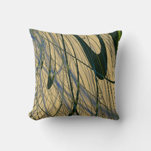 Jungle Fever Fractal Throw Pillow