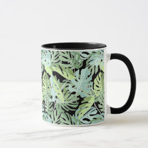 Jungle Floral Pattern Mug