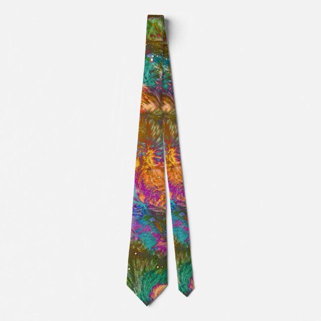 Jungle Flower Neck Tie (Front)