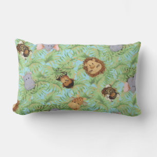 Jungle Friends Lumbar Pillow