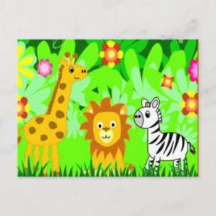 Jungle Friends Postcard
