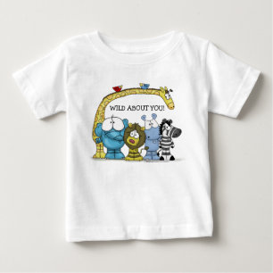 Jungle Friends-Wild About You Baby T-Shirt