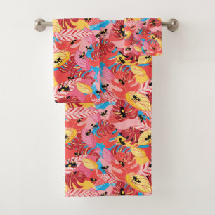 Jungle Frogs Bath Towel Set