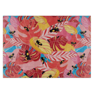 Jungle Frogs Cutting Board