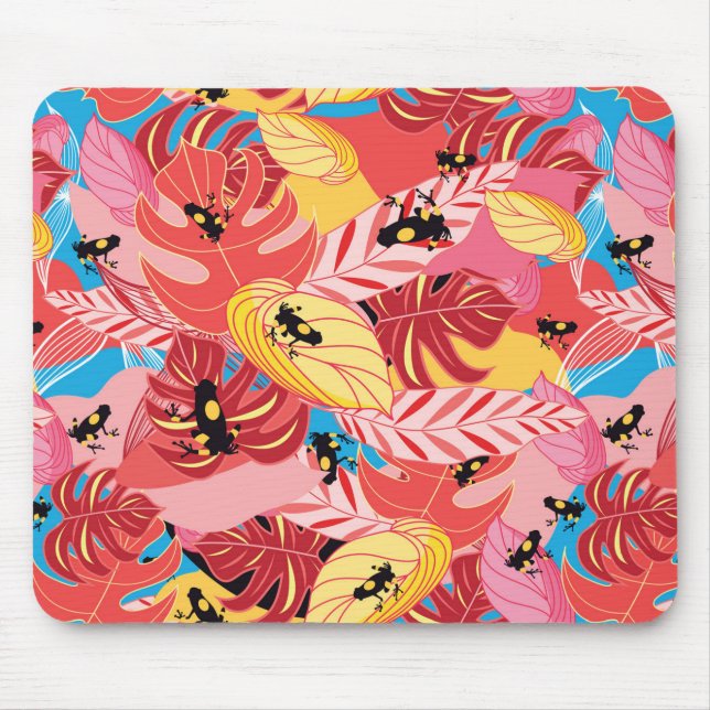Jungle Frogs Mouse Pad (Front)
