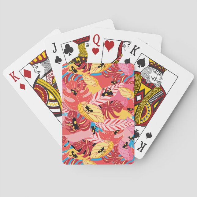 Jungle Frogs Playing Cards (Back)