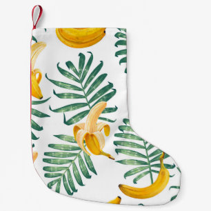 Jungle Fruits: Vibrant Vintage Small Christmas Stocking