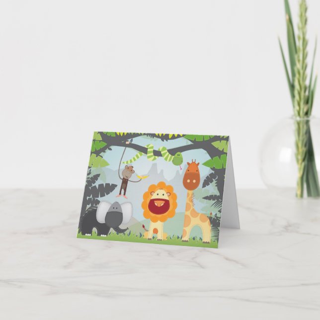 Jungle Fun Card (Front)