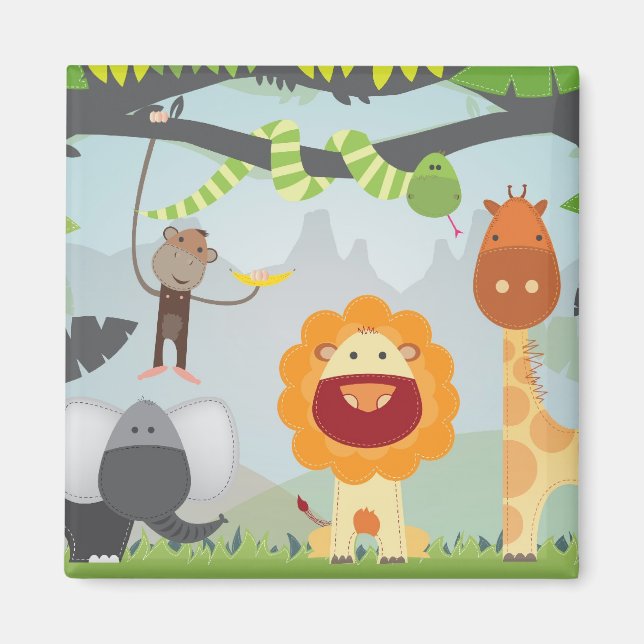 Jungle Fun Magnet (Front)
